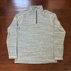 Lululemon multicolor pullover quarter zip jacket sweatshirt dry fit